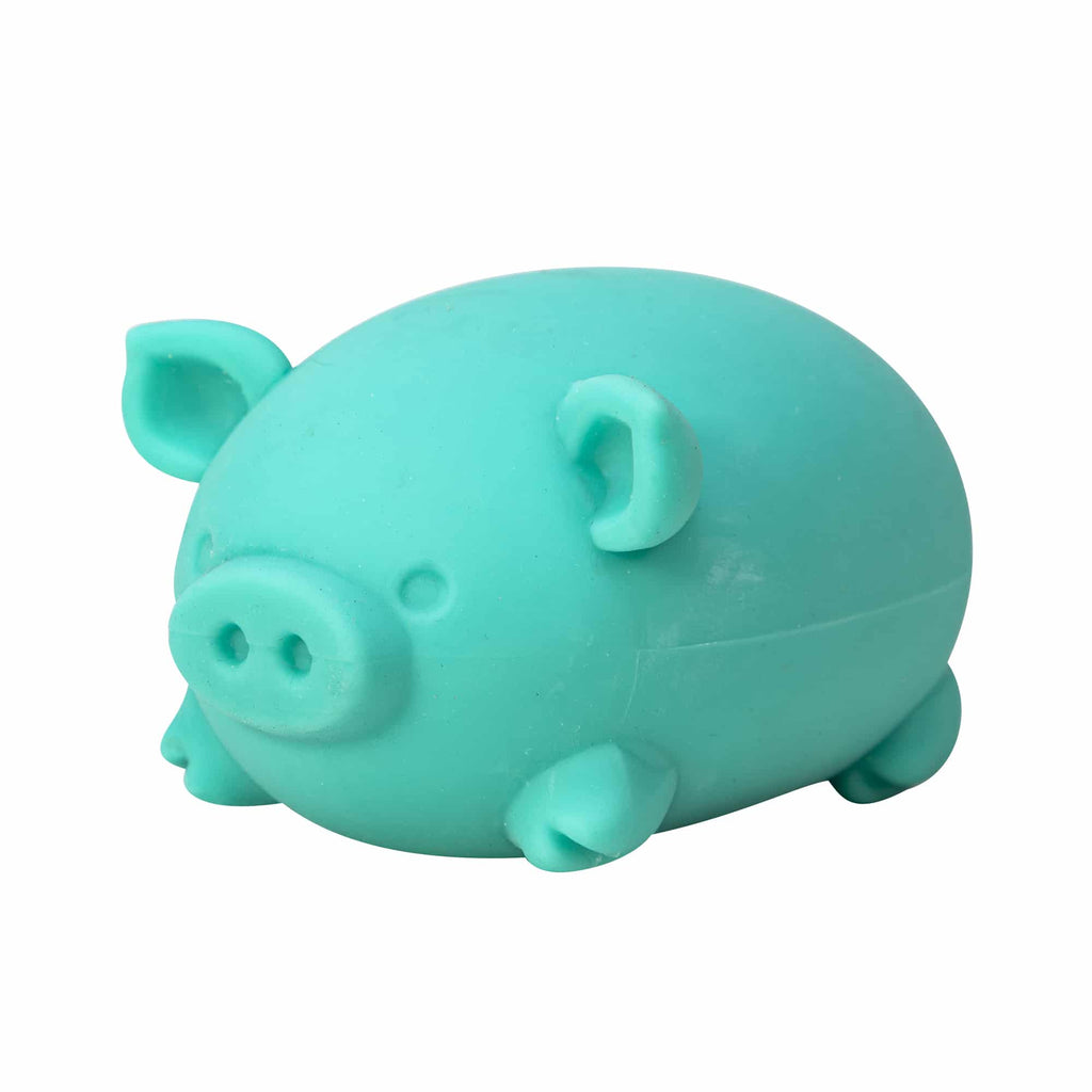 NeeDoh Dig it Pig - Teal 3Q Left