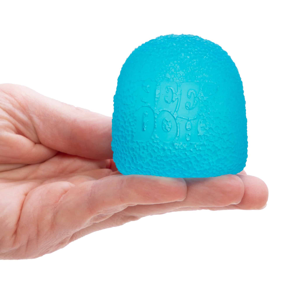 NeeDoh Gumdrop Blue In Hand